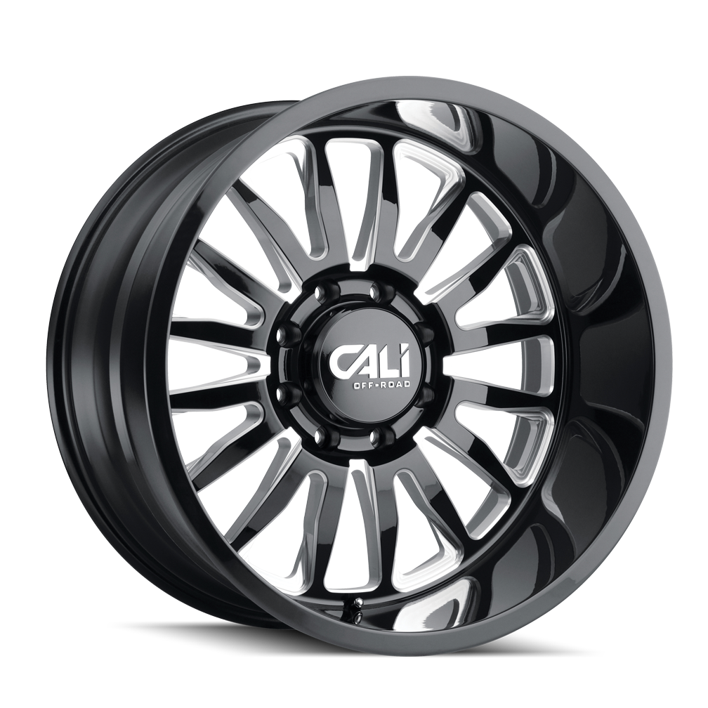 CALI OFF-ROAD SUMMIT 9110 GLOSS BLACK MILLED 20X9 5-139.7 0MM 87.1MM